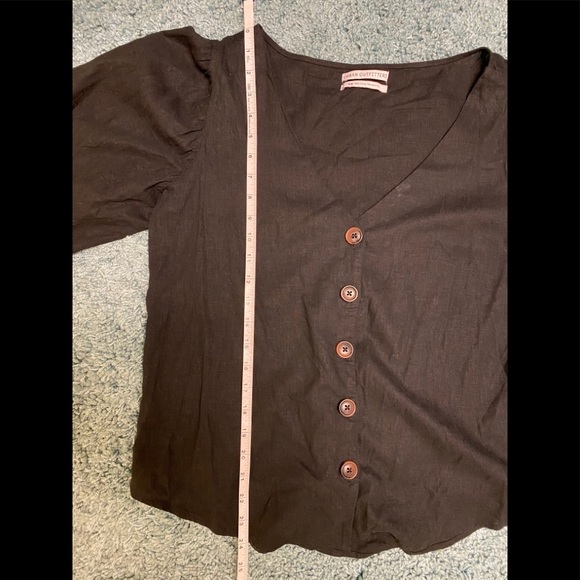 NWOT Urban Outfitters Balloon sleeve Button Down - Picture 4 of 4